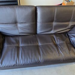 Leather Futon 