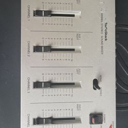 Radio Shack 4 Channel Stereo Sound Mixer. Untested