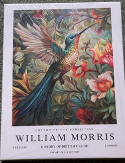 Two (2) William Morris Canvas Prints Wall Art 16”x12” (NEW)