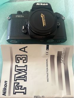 Nikon FM3A 35mm SLR Film Camera Black Body