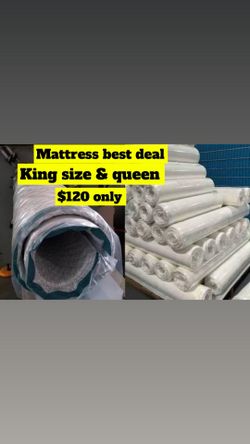 Brand new roll mattress king size and queen $120 only  I have many available  If you buy more than 5 $100 each  773-524-1738