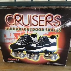 Cruisers Indoor/Outdoor Roller skates Mens4/Women’s 5