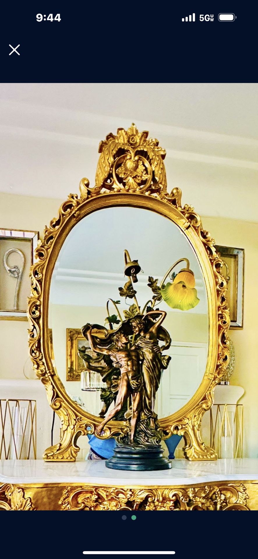 Vintage Dancing Couple Lamp