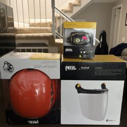Petzl Helmet With Full Kit 