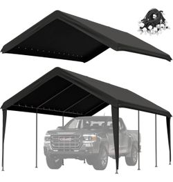 Carport Replacement Canopy Cover 12'x20' for Tent Top Garage Shelter Cover