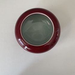 Chinese Red Glaze Porcelain Incense Burner 