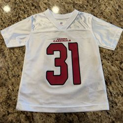 White Cardinals Jersey Toddler
