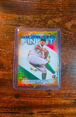 2023 TOPPS WORLD'S FINEST MEXICO JULIO URIAS MINI GOLD DIAMONDS REFRACTOR #35/50