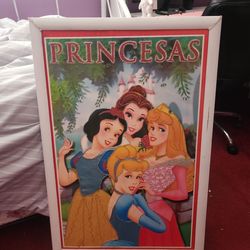 Disney Princesas Framed Poster 24x36 frame