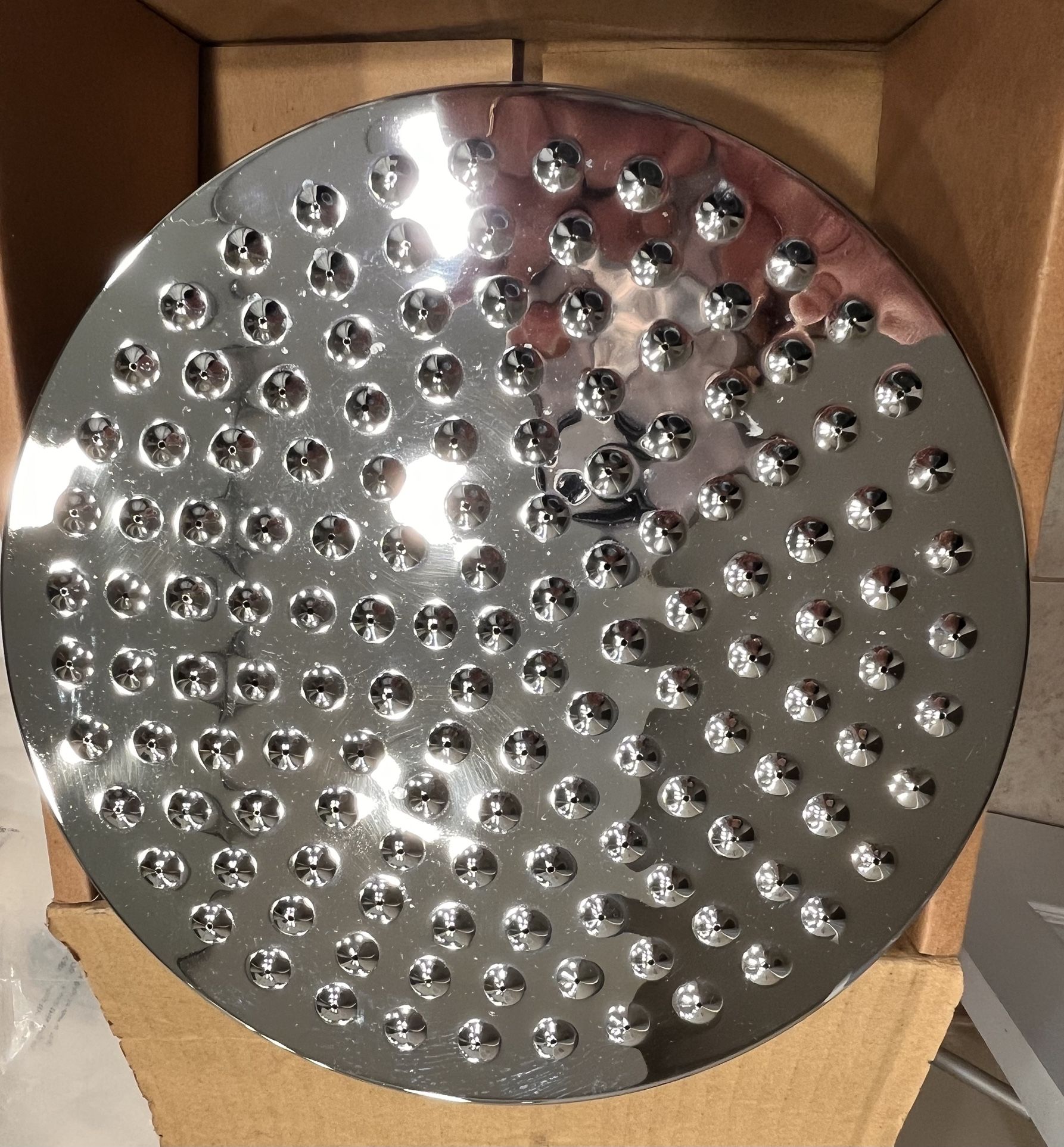 New  Victorian Collection Brass Shower Head $25/cash only. Cross Posted 