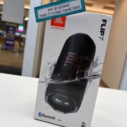 JBL Flip 7 Bluetooth Speaker New - Pay $5 today and the rest later!!