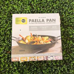 GreenPan 15-Inch Carbon Steel Paella Pan $15