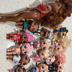 lol Surprise Dolls Lot And Accessories 