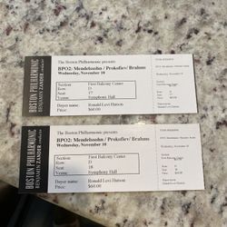 Boston Philharmonic Tickets Nov 10 2021