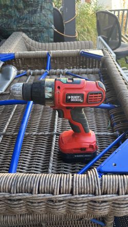Cordless black & decker drill