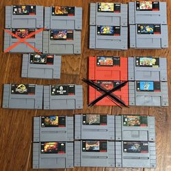 Super Nintendo games - 10 left! (see Description For Details)