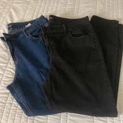 2 Pairs Of Old Navy Super Skinny Jeans Size 16