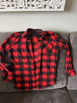 Boys flannel shirt size medium 10/12