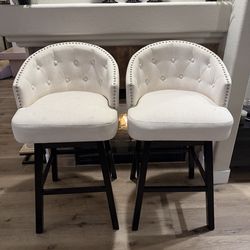 White Bar Stools Need Them Gone