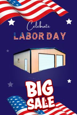 HURRY!GET THAT BACKYARD ORGANIZED THIS LABOR DAY WITH GARAGES & SHEDS FROM CHAMELEON METALS, WE ALSO DO HOME GYMS, SHE SHEDS, MAN CAVES & BARNS!
