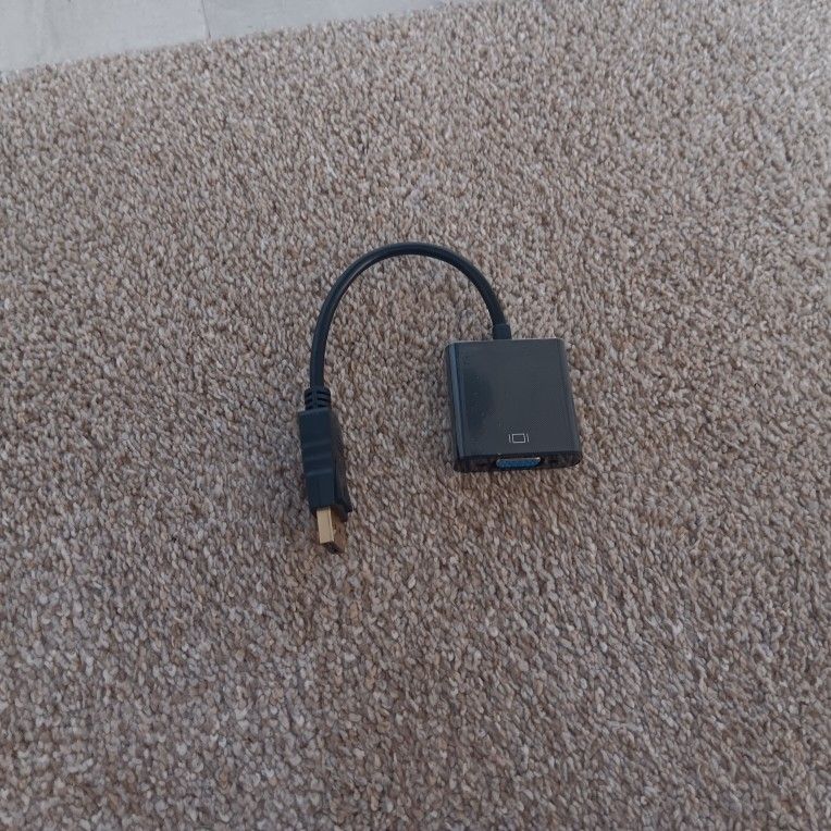 display port to vga adapter converter cable convertor adaptor desktop pc computer