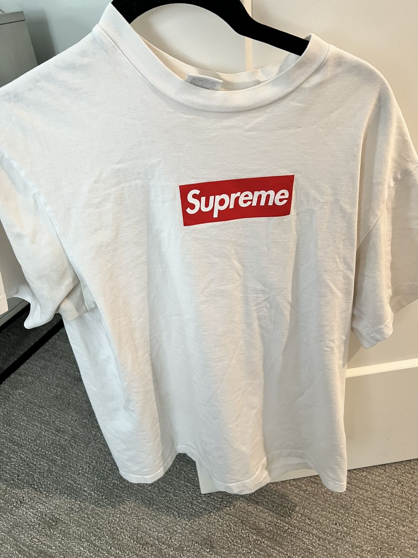 Supreme 20th Anniversary Box Logo T-Shirt – White, Size Large