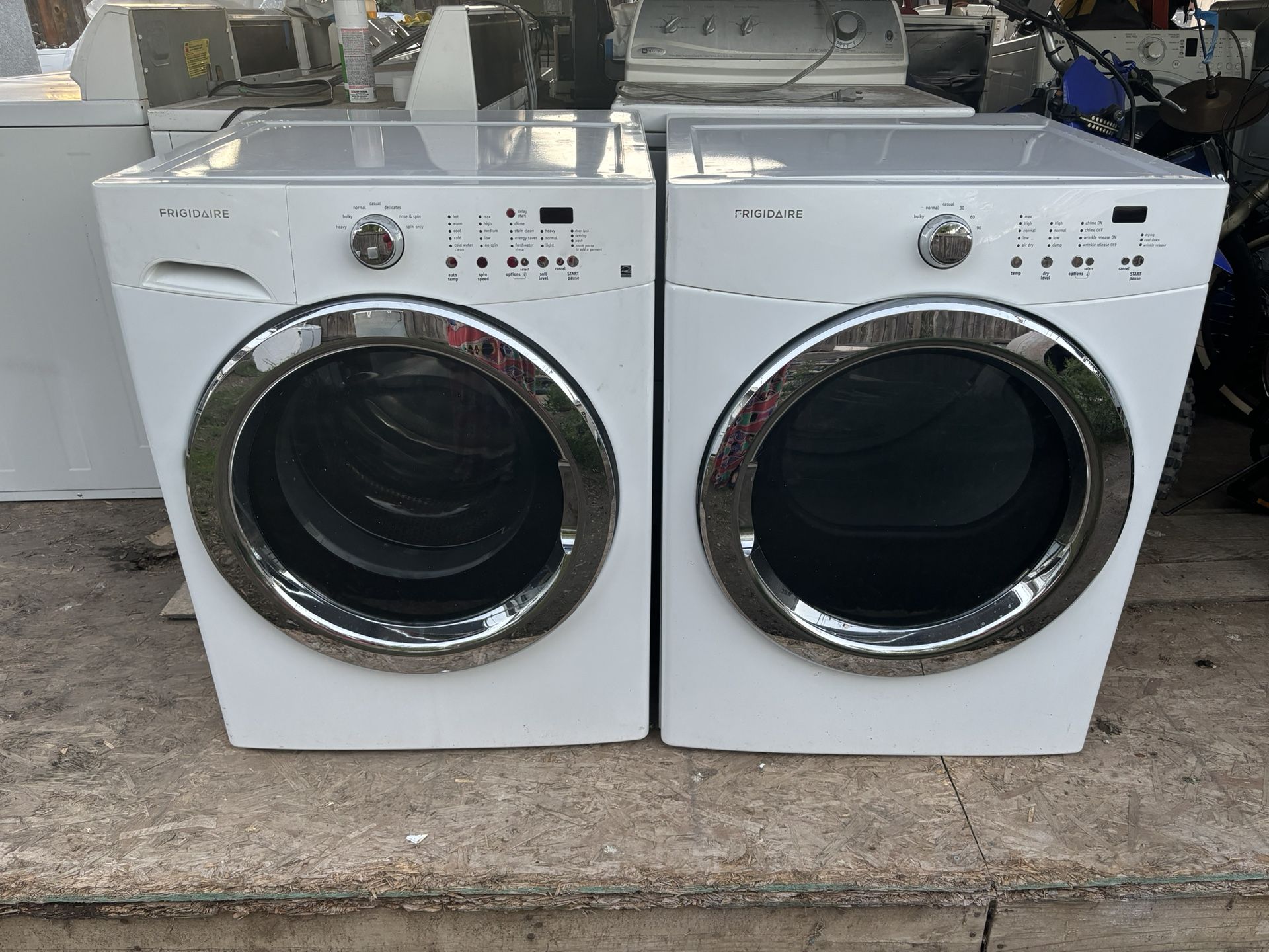 Washer And Gas Dryer Brand Frigidaire Everything Works Great With 2 Months Warranty