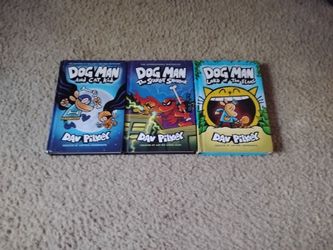 Dog Man Books Set of 3 by Dav Pilkey