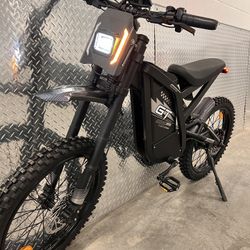 2400W Electric Dirt E-Bike, 37mph, Hydraulic Brakes, 25 Inch True Dirt Bike Tires 