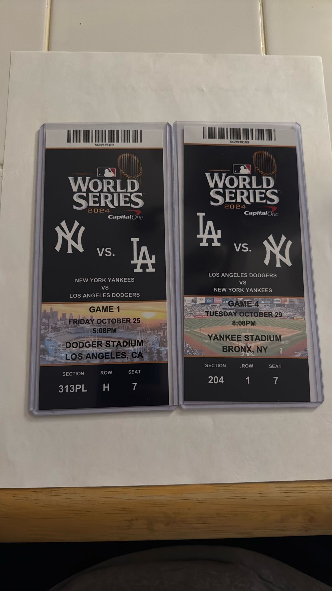 2024 World Series ticket