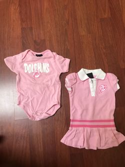 Dolphins baby girl apparel