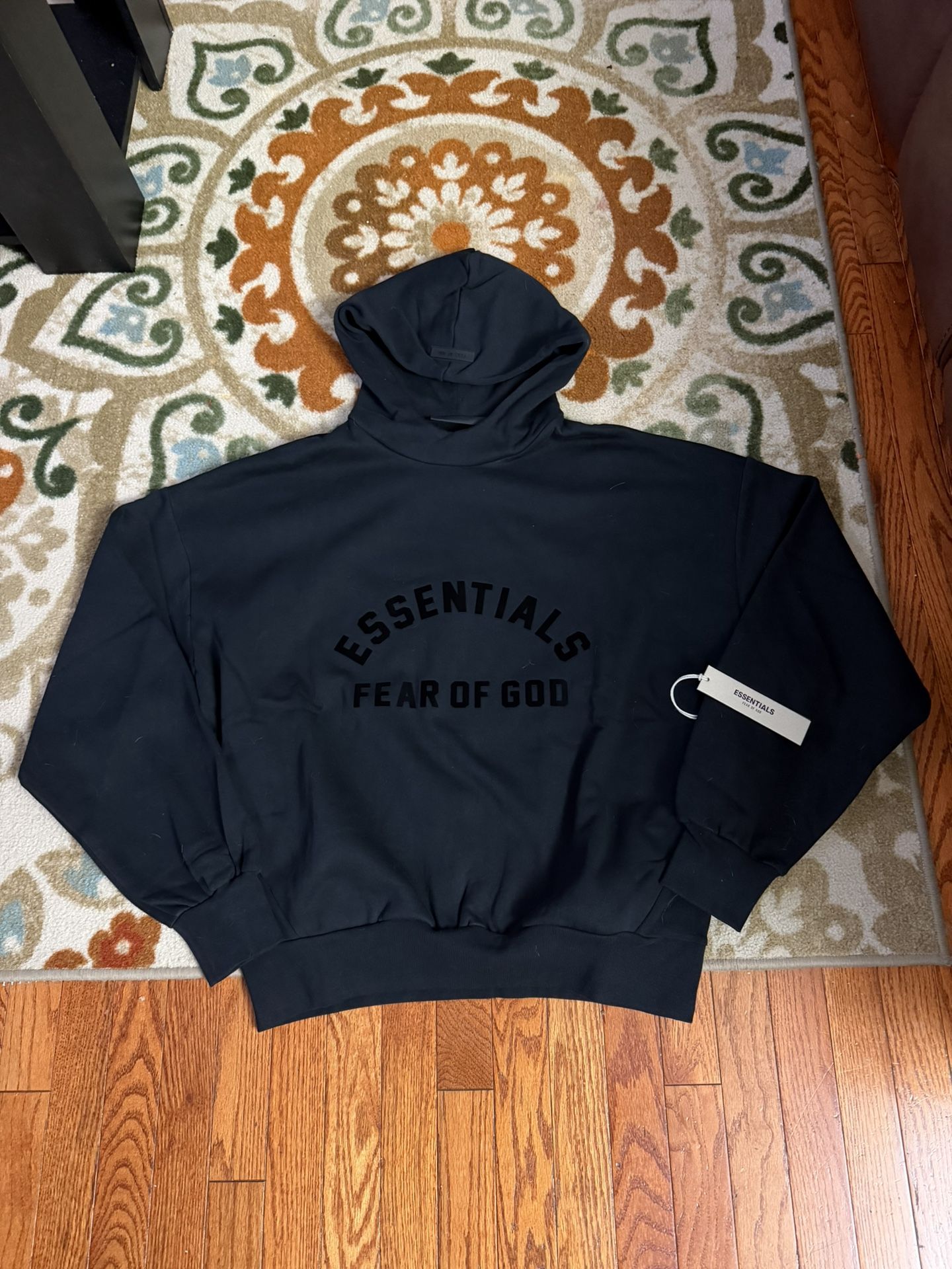 Black Essentials Hoodie