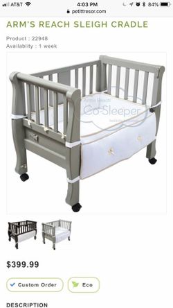 Arm's reach sleigh bed hotsell