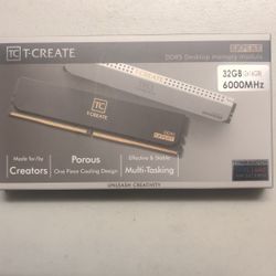 Ddr5 6000mhz Ram 16GBx2  Team Group T-Create