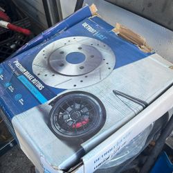 Car Parts Performance Rotors Both Front And Rear High Performance Break Pads Front And Rear 