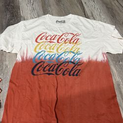 Coca-Cola Short sleeve T Shirt Size Large