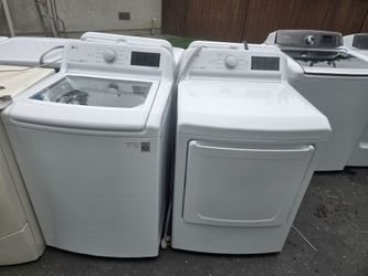 Lg Washer And Dryer Set Electric 30-day Warranty