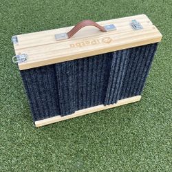 Foldable Wooden Dog Stairs with Handle – Soft Felt Steps - iPetba 