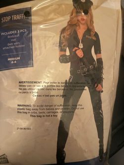 Stop traffic women costume 6-8(med) $20