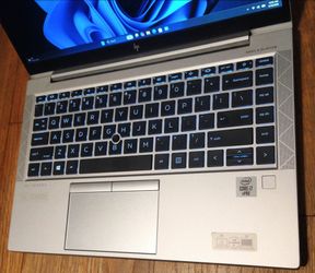Slim Metal HP EliteBook Laptop Intel Core i7-10610u 16GB RAM 256GB SSD IR Cam LTE Cellular Modem WiFi/Bluetooth Wireless Windows 11 Professional