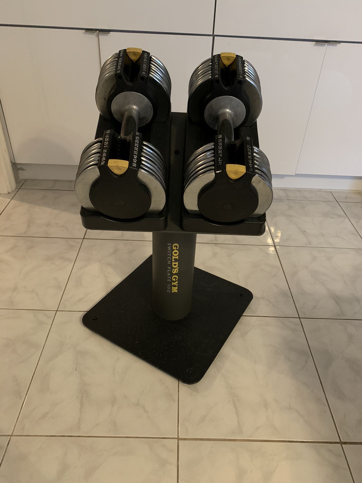 Adjustable Dumbbells with Stand