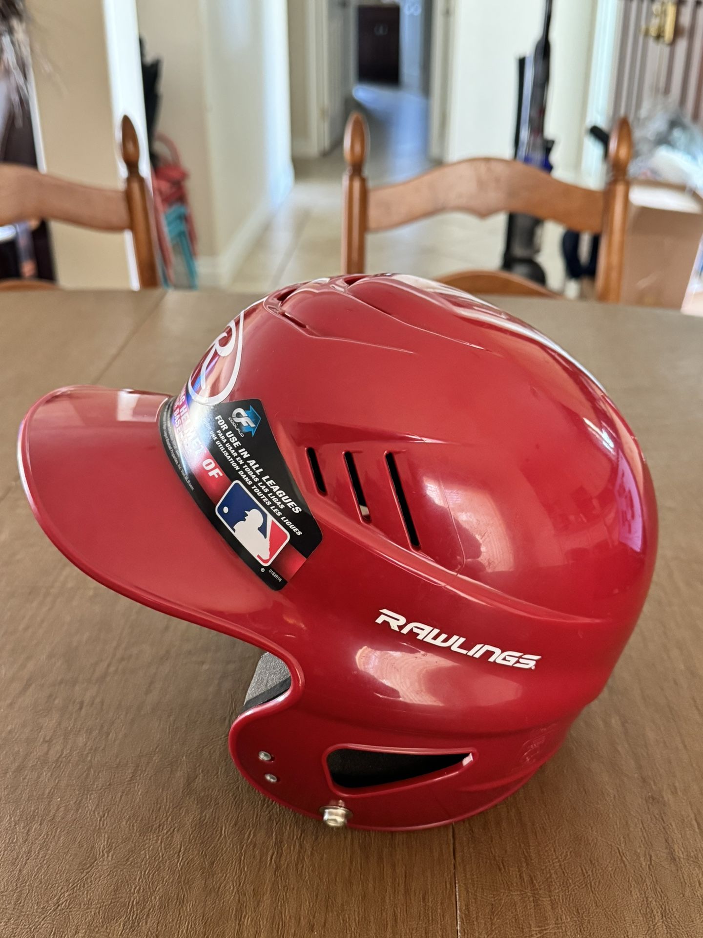 Rawlings Red Both Ears Baseball Batting Helmet CFTBH-R1 6 1/4 - 6 7/8