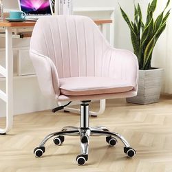 New Pink Rolling Chair