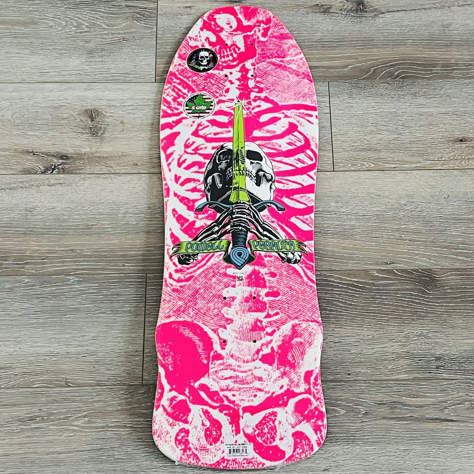 Powell Peralta Geegah Skull And Sword Skateboard Deck - Pick Up