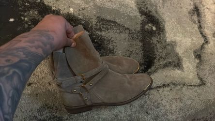 UGG Women Suede Cowboy Boots 