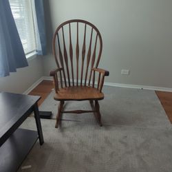 Soiid Oak Rocking Chair 
