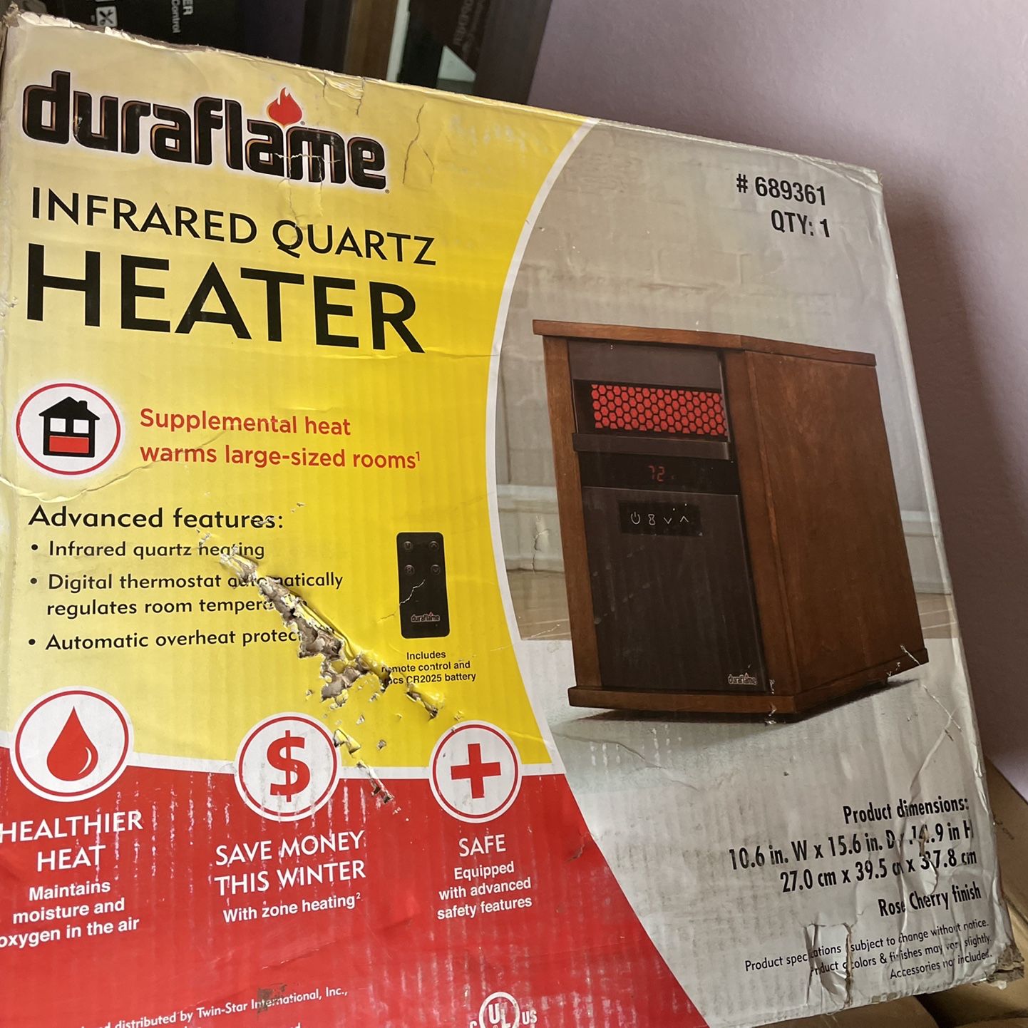 Duraflame Electric Heater for Sale in Scottsdale, AZ - OfferUp