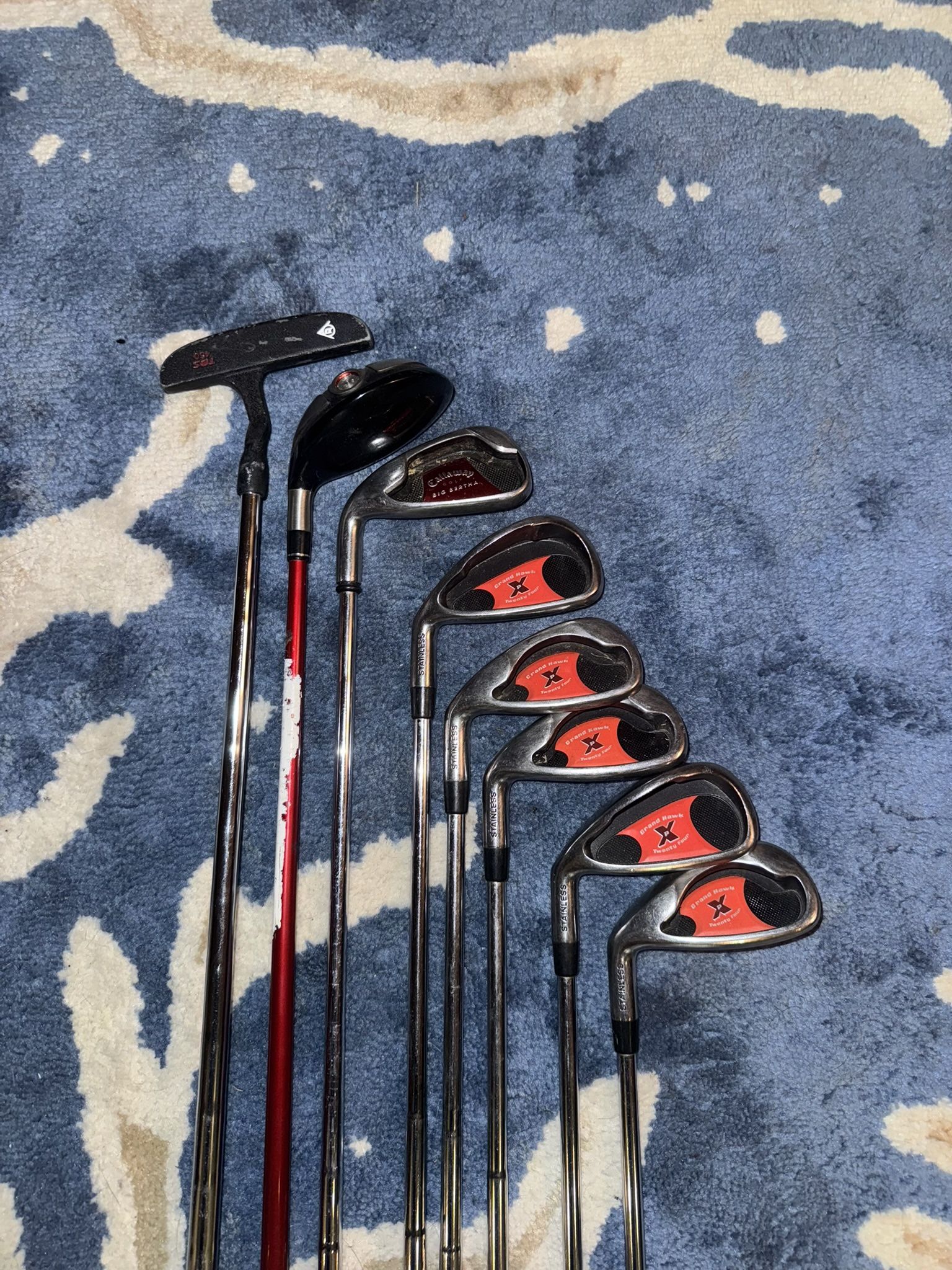 Lefty irons practically brand new