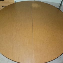 Vintage 1950’s Kitchen Formica Table with 2 Leaf’s