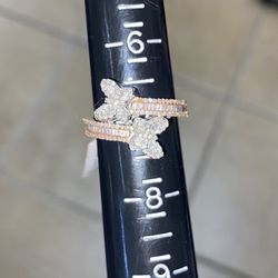 Gold Butterfly Ring 